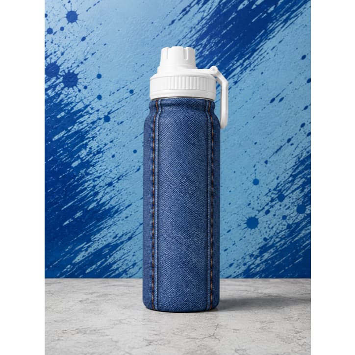 Garrafa 800ml Com Tampa Rosca, Alça Prática, Bico Protegido, Antivazamento, Resistente, Ideal Para Academia, Trabalho e