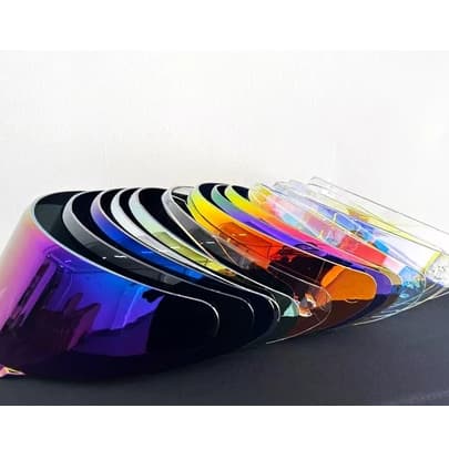 Viseira Cores Compatível com Capacetes Axxis Asx Draken Ealgle City V18B -– Alta Resistência e Proteção UV