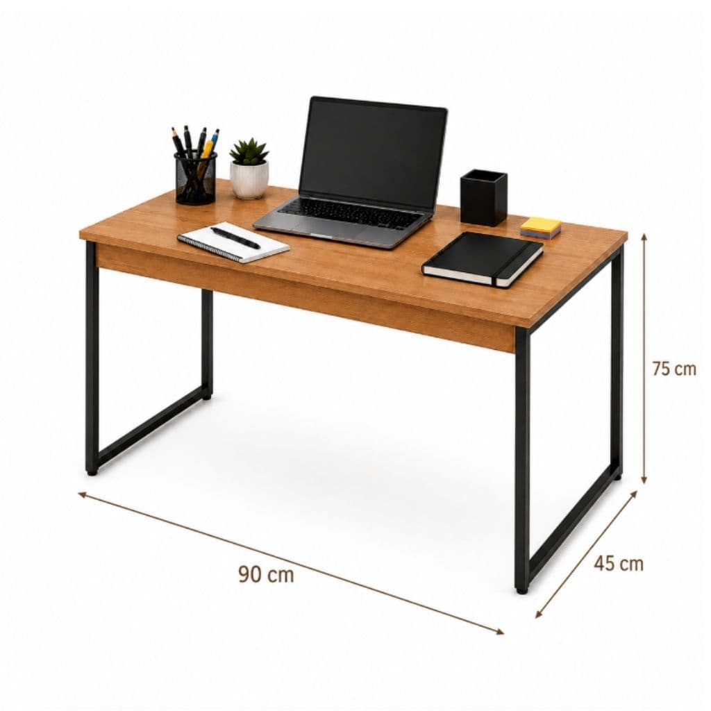 Mesa Escrivaninha 90x45cm para Escritório Estudos Recepção Penteadeira