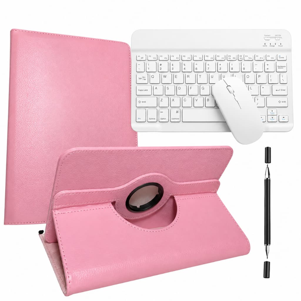Capa Giratoria P/tablet Redmi Pad 2 + Teclado Mouse + Caneta