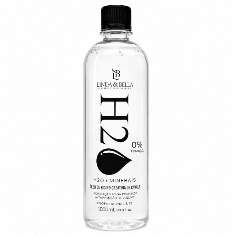 Progressiva Profissional 1 Litro H2O Linda & Bella Minerais ZERO fumaça Liso Perfeito Brilho ENVIO IMEDIATO