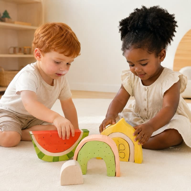 Kit Montessori Frutas Decoração Frutinhas Item decorativo Jogo montessoriano