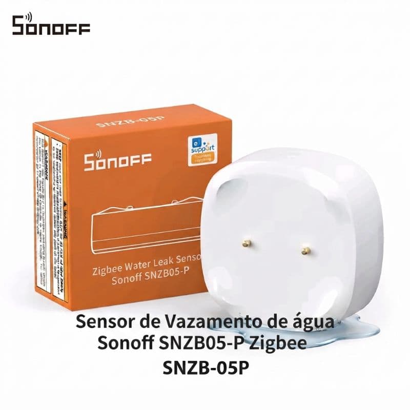 Sensor Vazamento de Água SONOFF SNZB-05P Zigbee