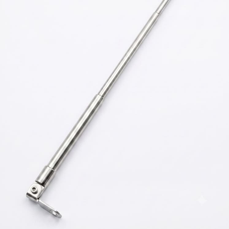 Antena Corta Pipa De Retrovisor Articulada 7 Estágios Universal Para Moto Proteção Contra Cerol E Linha