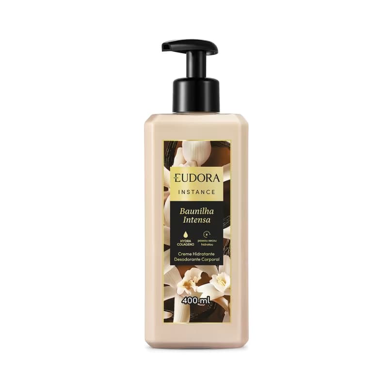 Creme Hidratante Desodorante Corporal Instance Baunilha Intensa 400ml