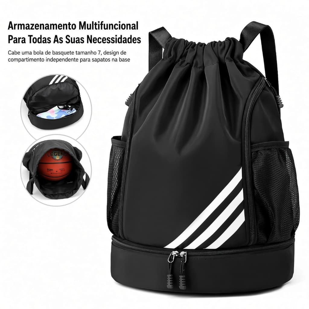 Bolsa Mochila Saco saquinho academia impermeável resistente