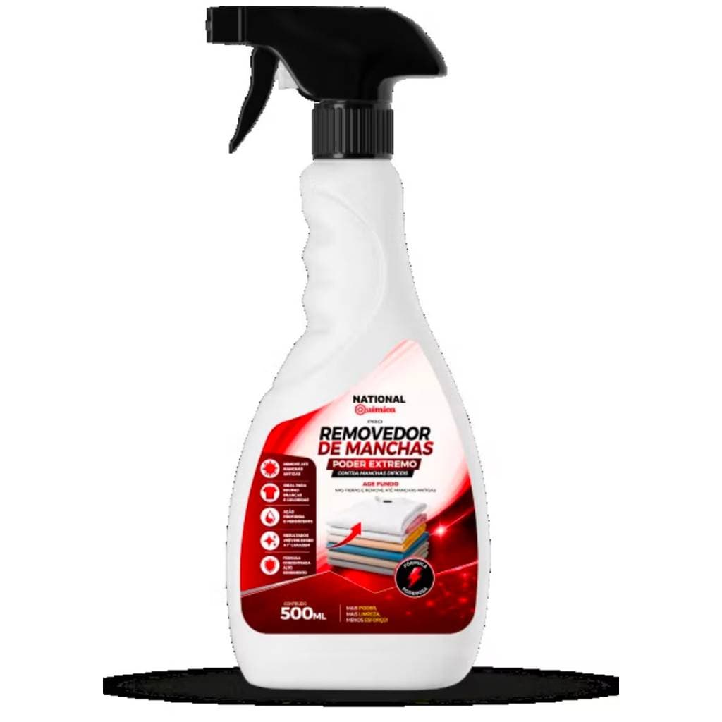 O Mais Vendido Removedor De Manchas Para Tecidos 500ml National Quimica