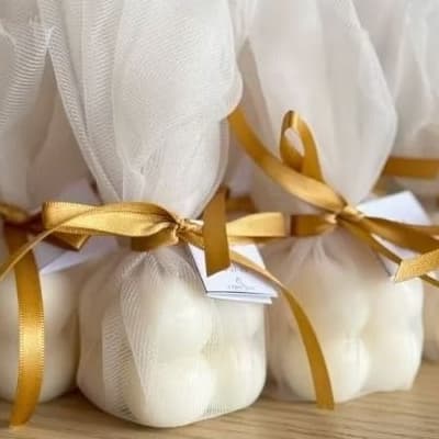 Vela Bubbles aromática lembrancinha.