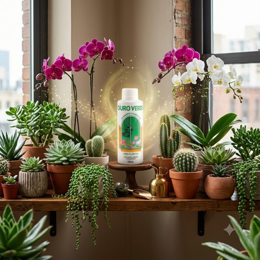 Adubo Liquido Ouro Verde 100ml Fertilizante Plantas