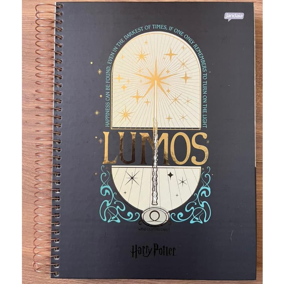 Caderno Harry Potter Hogwarts 96 Folhas capa dura pequeno medio espiral Escolar juvenil