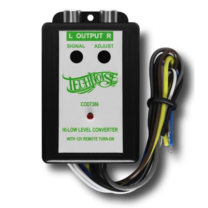 Conversor de sinal Fio para RCA TECHNOISE - DY - 2 CANAIS - INPUT 40 WRMS