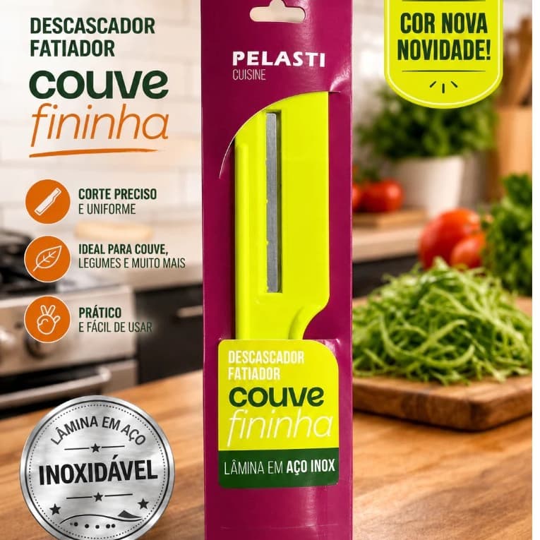 Fatiador Descascador Cortador de Legumes Verduras Utensílios Domésticos Prático