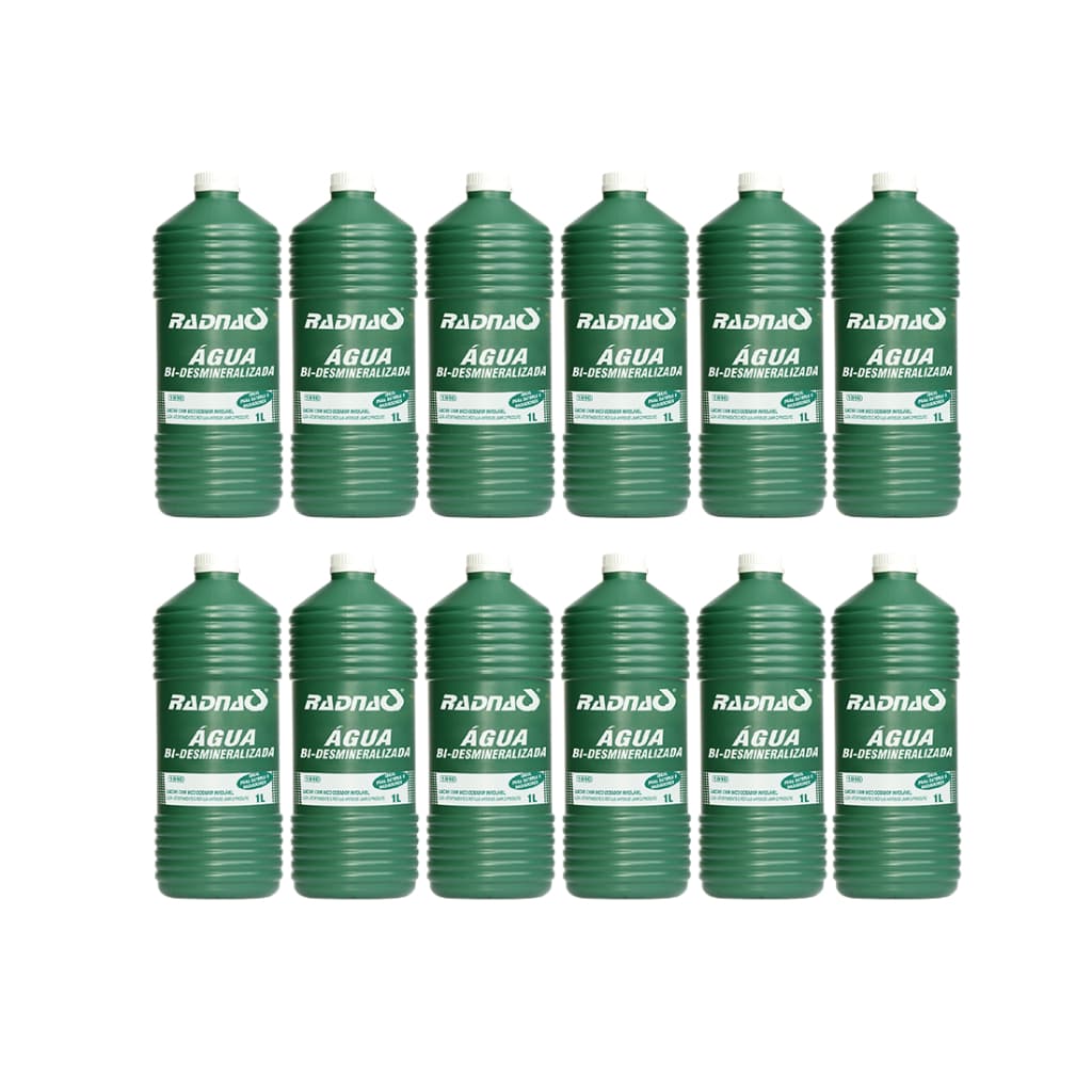 Kit 12 Agua Bi - Desmineralizada Radiadores E Bateria Radnaq