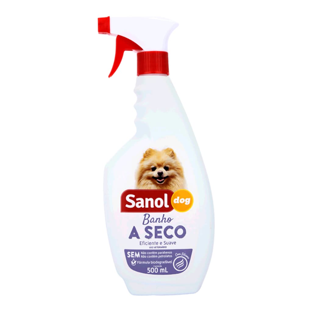 Sanol Banho A Seco Cães 500ml