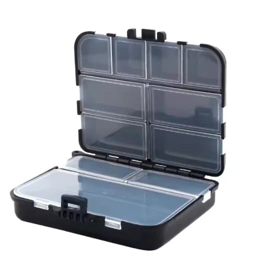 Estojo de Pesca Organizador -  Compacto 11x8x3cm - Ideal para Iscas e Anzóis