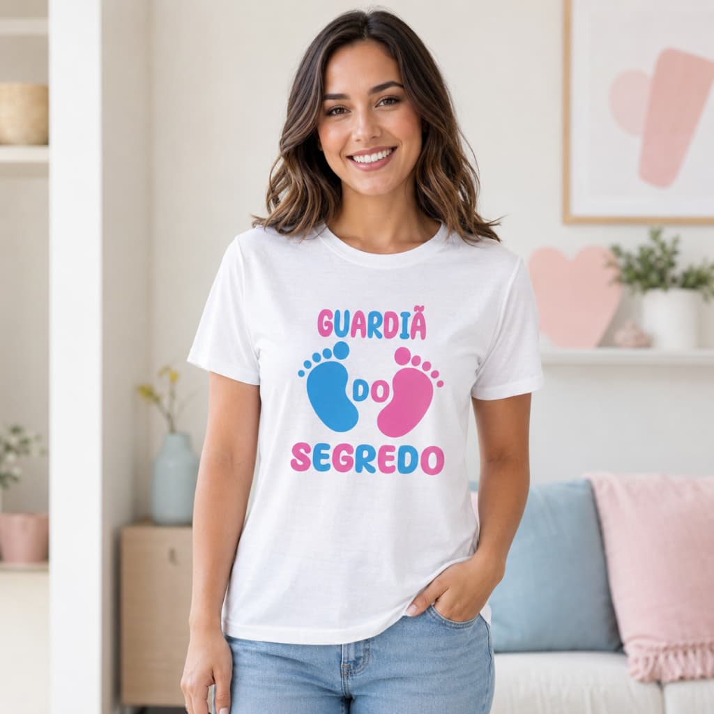 Camisa Feminina Guardiã do Segredo Pezinhos TN013