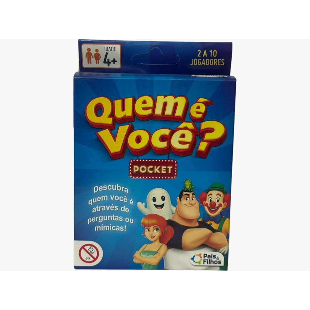 Jogo de Cartas Quem é Você? Pocket – Pais & Filhos