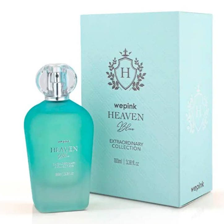Perfume Heaven Blue 100ml Original + Porta perfumes de 5ml