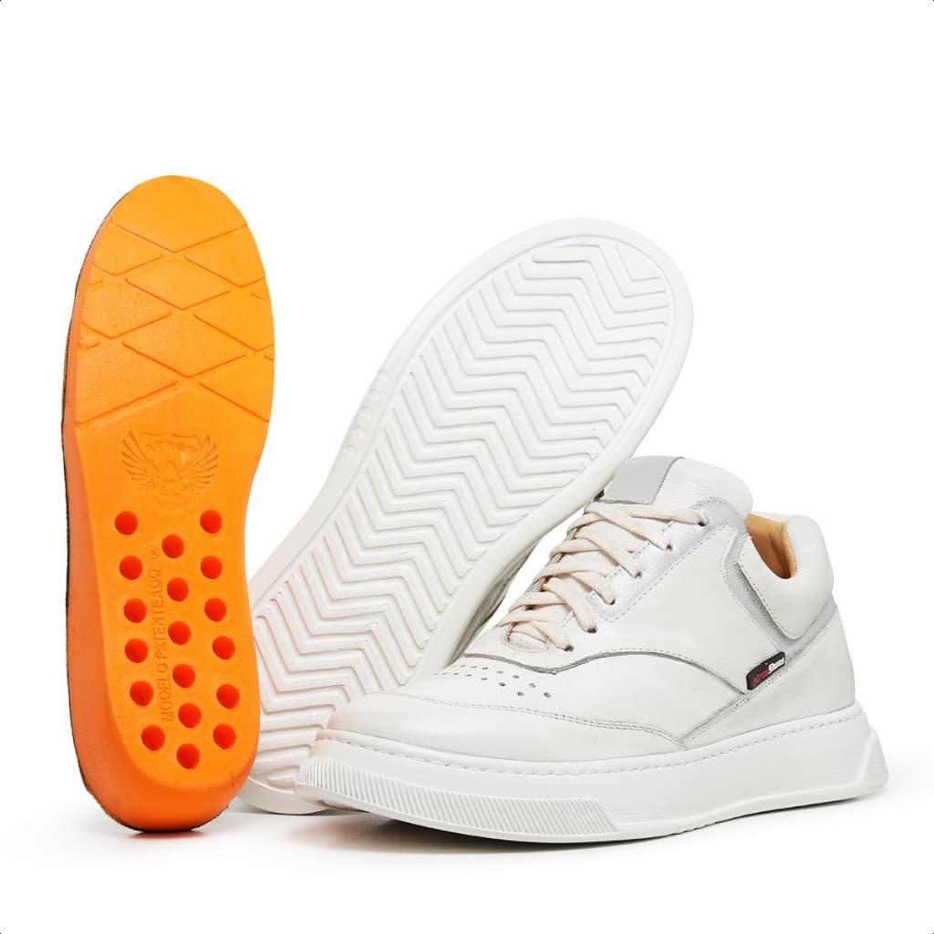 Tênis Motociclista Atron Shoes Premium Offwrite com 9 cm