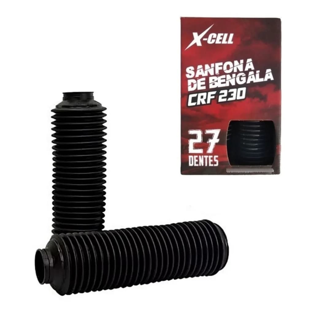 Sanfona Bengala Honda Crf230 27 Dentes Preta Xcell