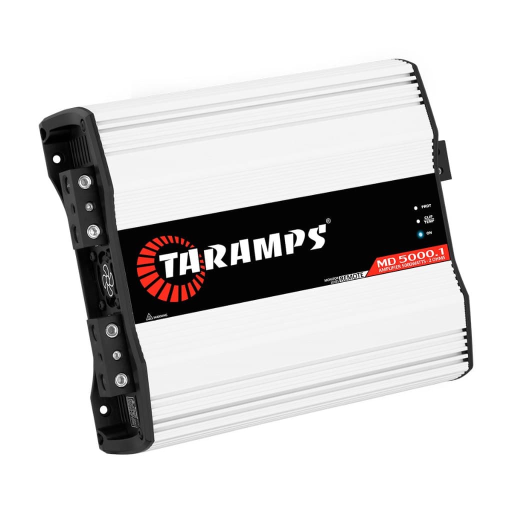 Módulo Taramps MD5000 2 Ohms 5000W RMS 1 Canal Classe D Amplificador Som Automotivo Potente