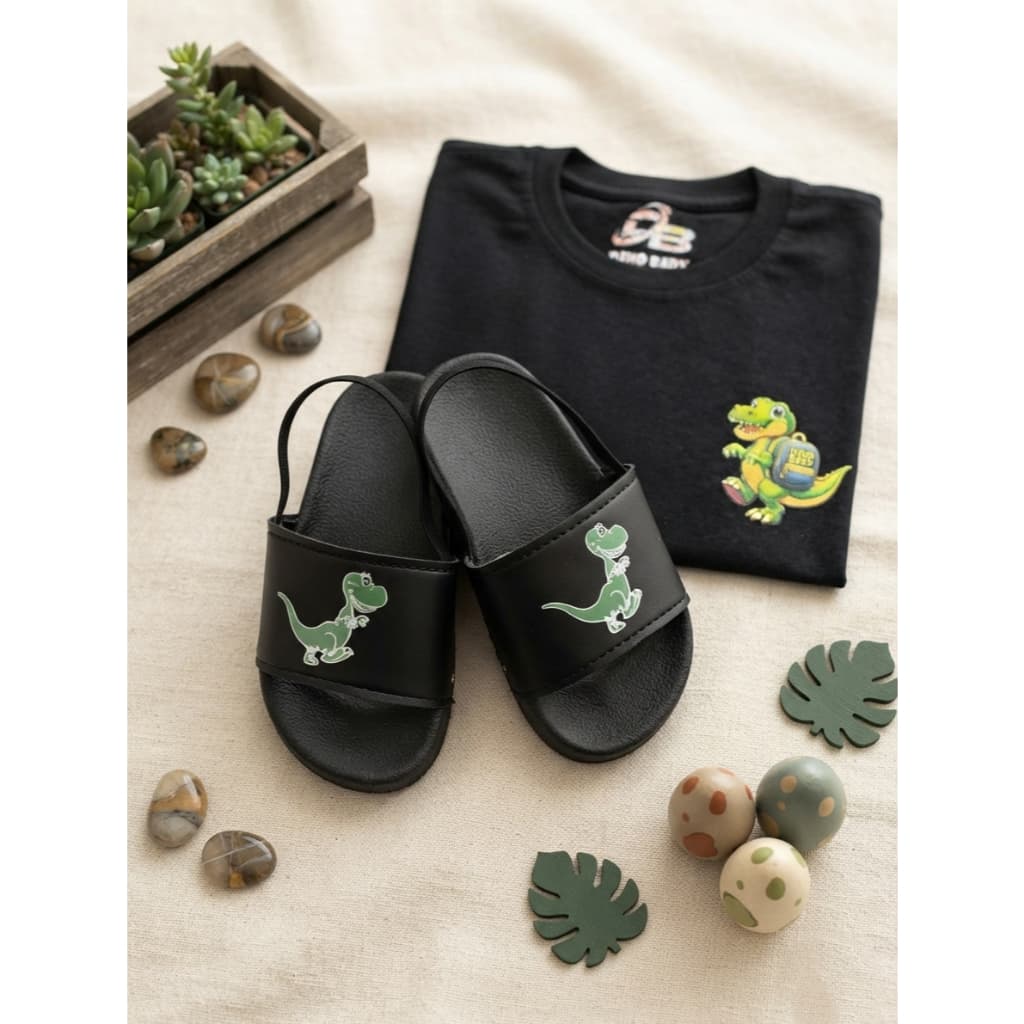 KIT CAMISA E CHINELO O Conforto do Chinelo Bebê que Combima com a Camisa venha conferir