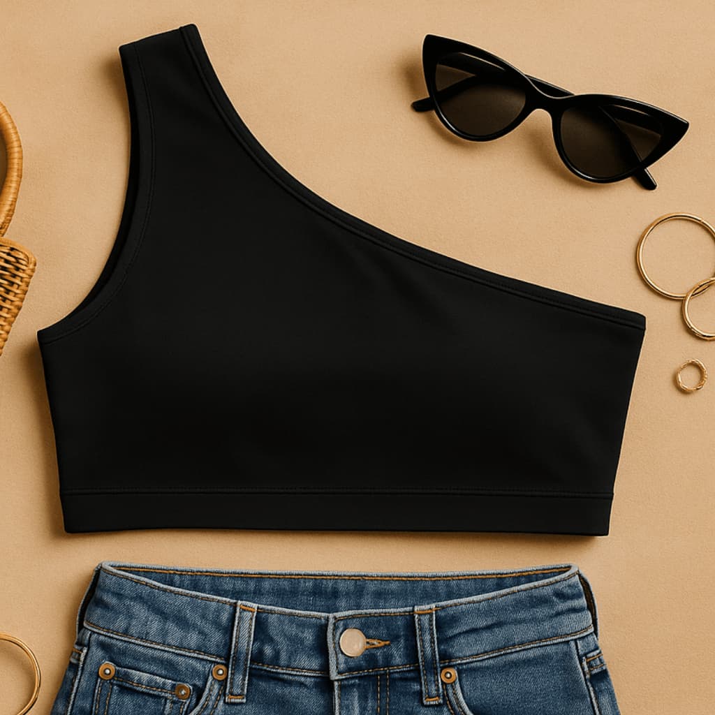 Top Mula Cropped Preto e Onça Tamanho P ao GG - 1 ou 2 Peças Oferta