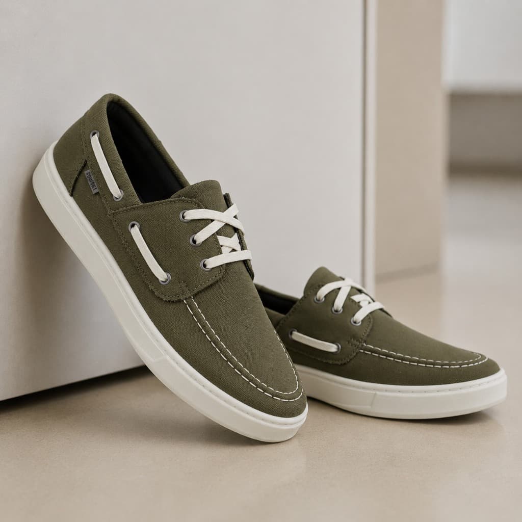 Sapato Masculino Mocassim Dockside Confortável Casual para Trabalho e Passeio Moderno Palmilha em Gel