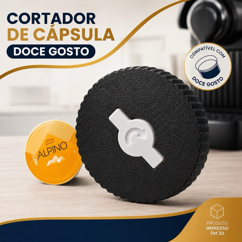 Cortador de Cápsula Dolce Gusto Compatível com Todas as Cápsulas Abridor de Cápsula de Café Prático