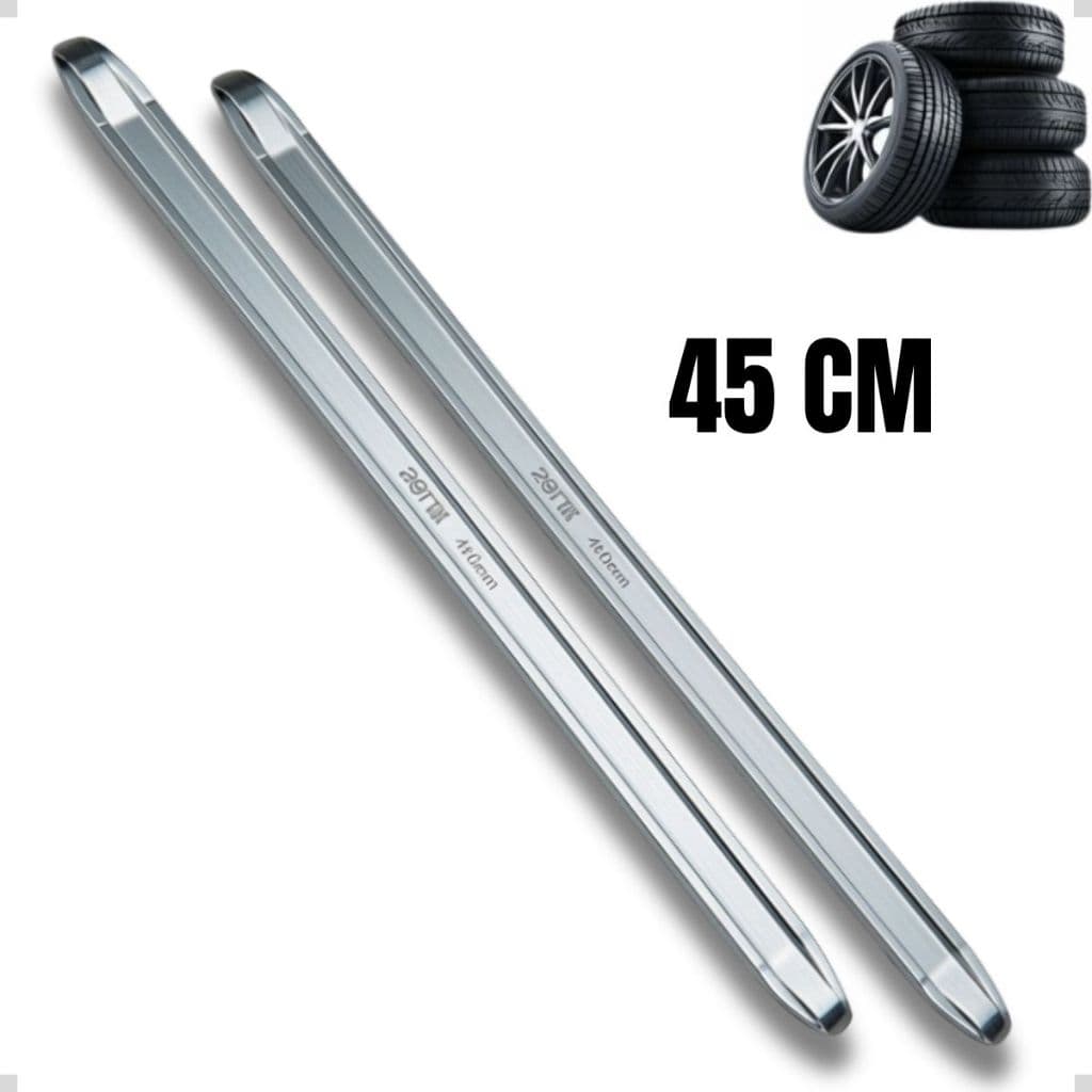 Kit 2 Espátula Para Pneu Borracheiro Chata De 18 Pol. 45cm