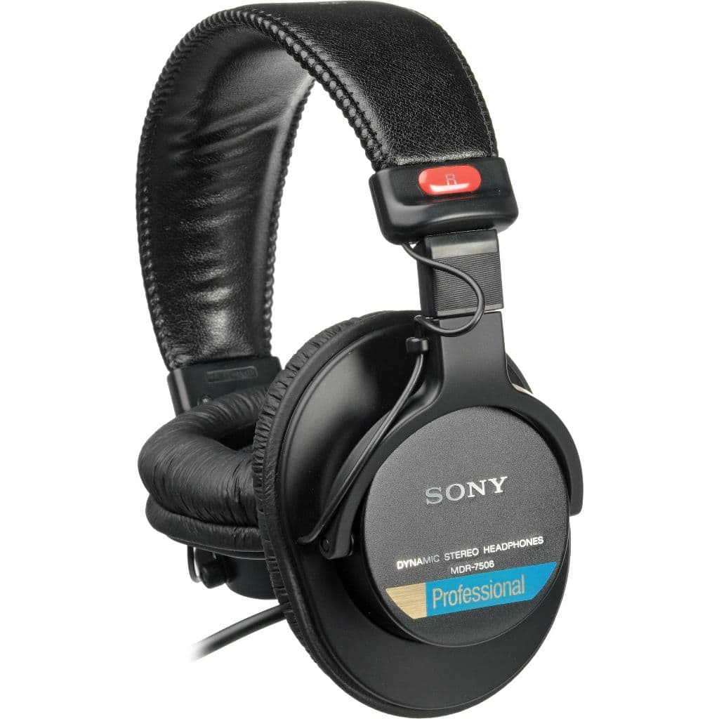Fone De Ouvido Over-ear Sony Professional Mdr-7506 Preto