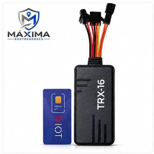 Rastreador Veicular GPS TRX-16 4G Chip Incluso Sem Contrato Bloqueio Carro Moto Frota