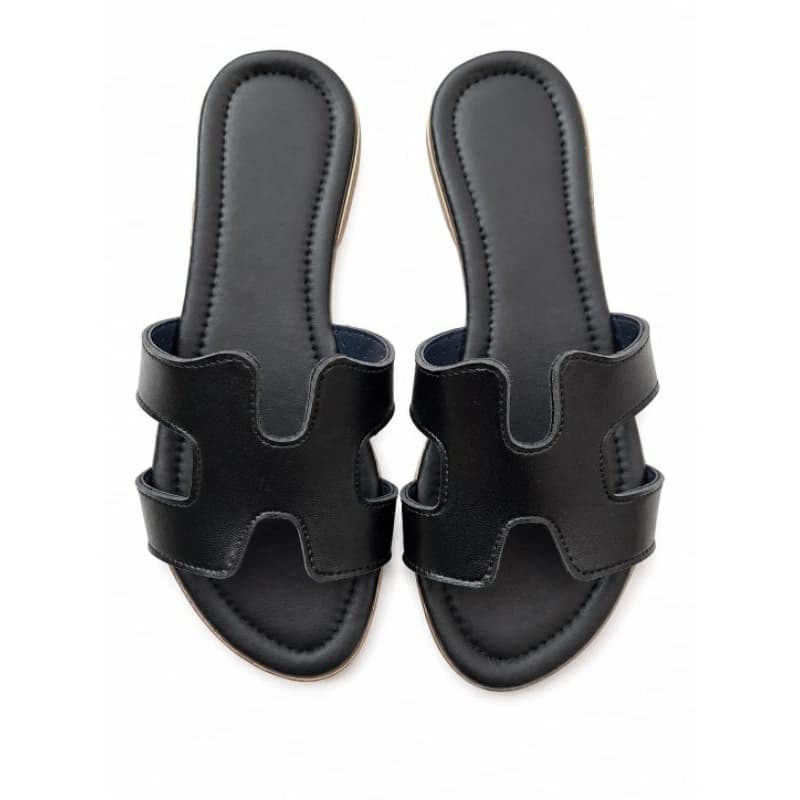 Sandália H Rasteirinha Feminina Chinelo Simples Dia a Dia Casual Leve Confortavel Barato