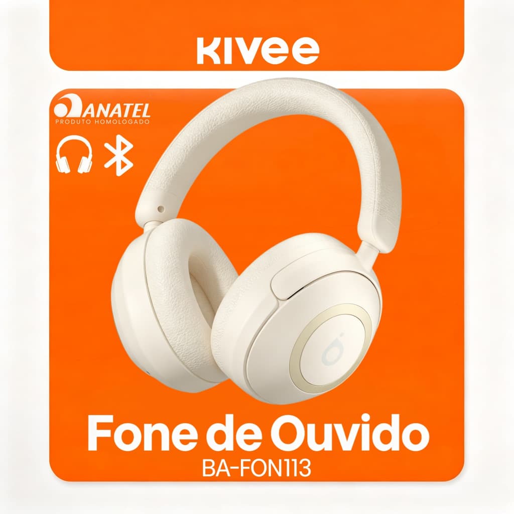 Kivee X Basike fone de ouvido sem fio Bluetooth microfone embutido estéreo de redução de ruído ativo
