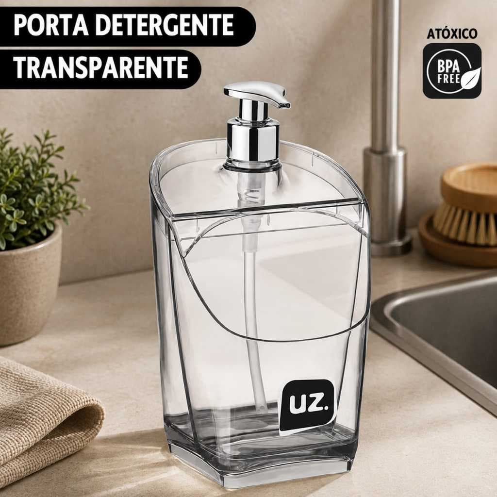 Porta Detergente Transparente translúcido Uz