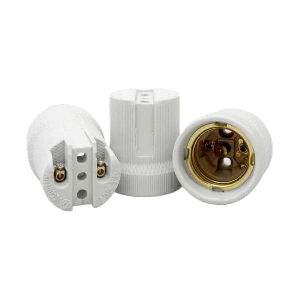 30 Soquetes Lâmpada Bocal De Porcelana E27 Louça Bivolt