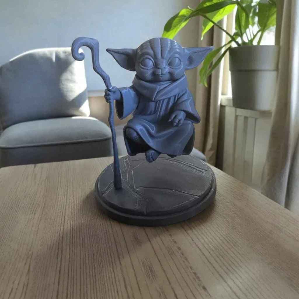 🛸 BABY YODA FLUTUANDO NO AR EM 3D: A FORÇA ESTÁ FORTE NESTA PEÇA!