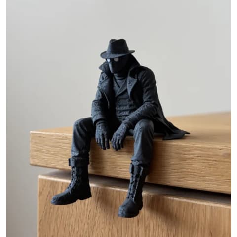 Spider-Noir Sentado Figura decorativa | Homem-Aranha