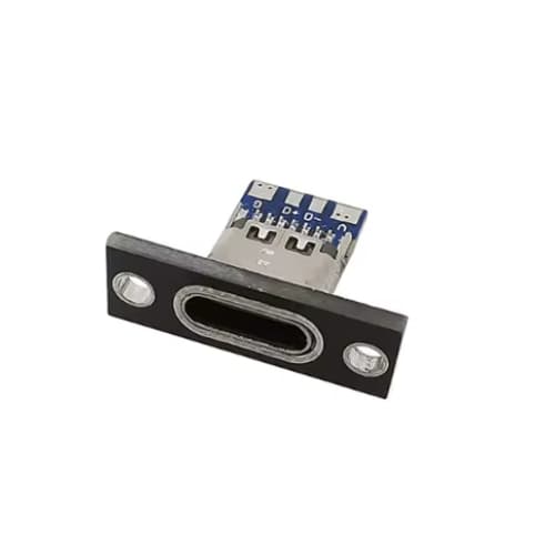 Módulo USB Soquete 3.1 Tipo C 4pin Placa de Fixação Parafuso Conector Fêmea jack 3.1 Carregamento de Dados