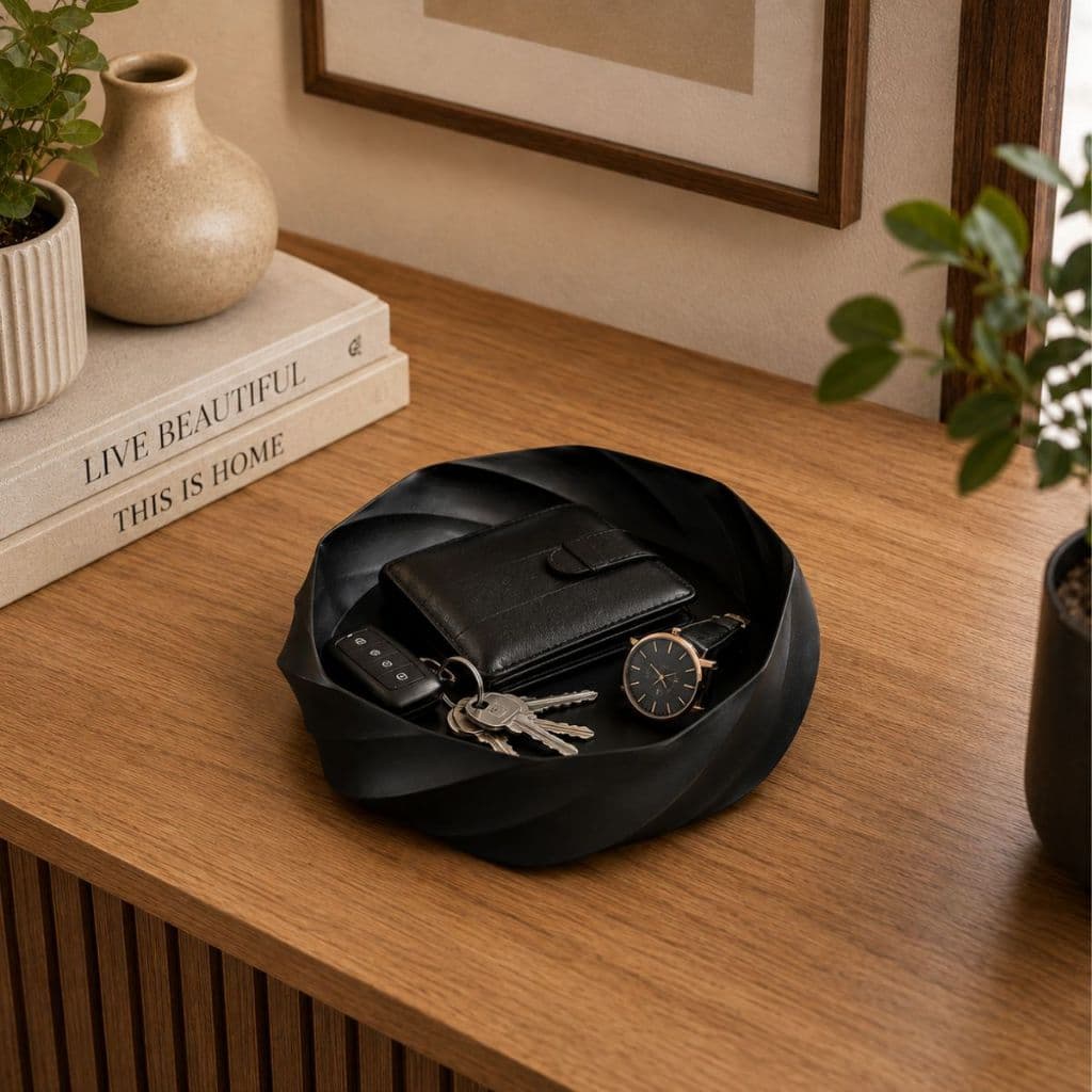 Cesto Organizador Porta Objetos Decorativo Moderno para Mesa Multiuso