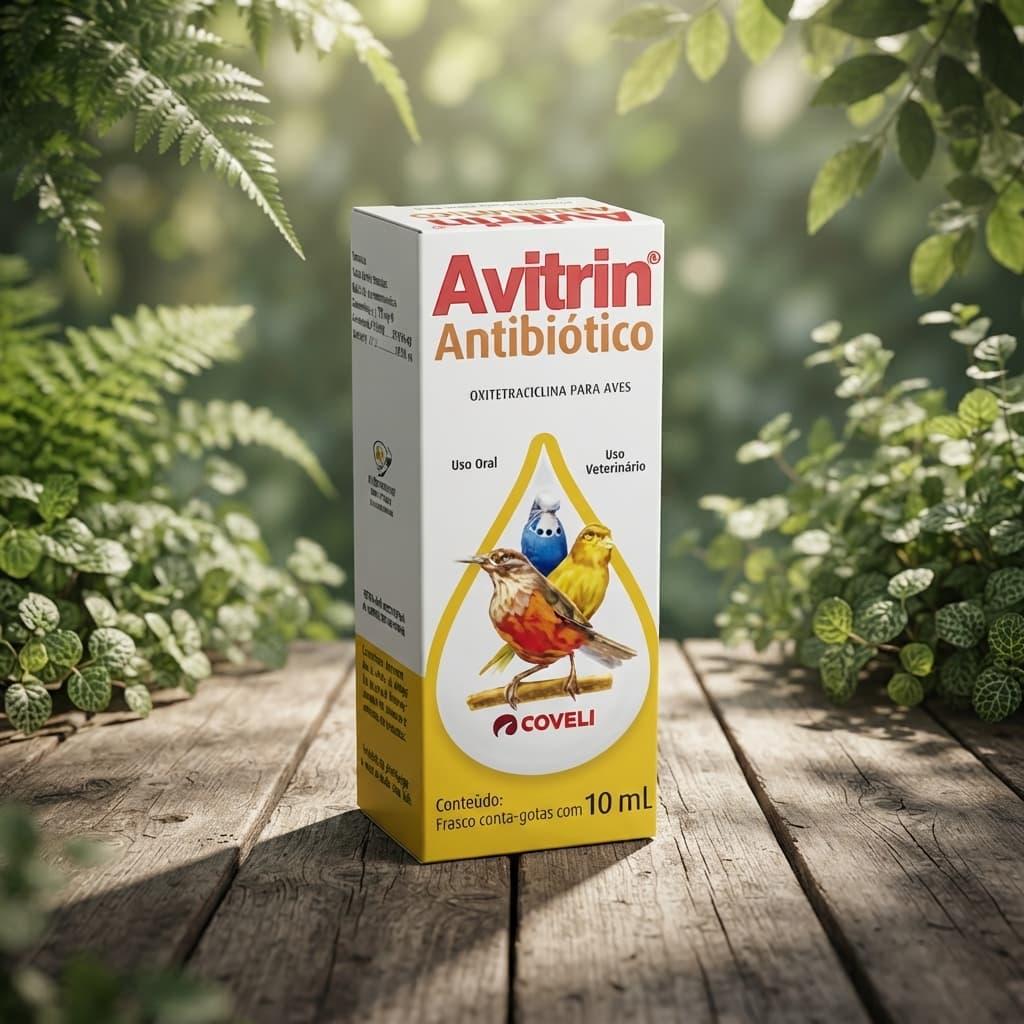 Avitrin Antibiótico 10ml Coveli Medicamento Para Aves