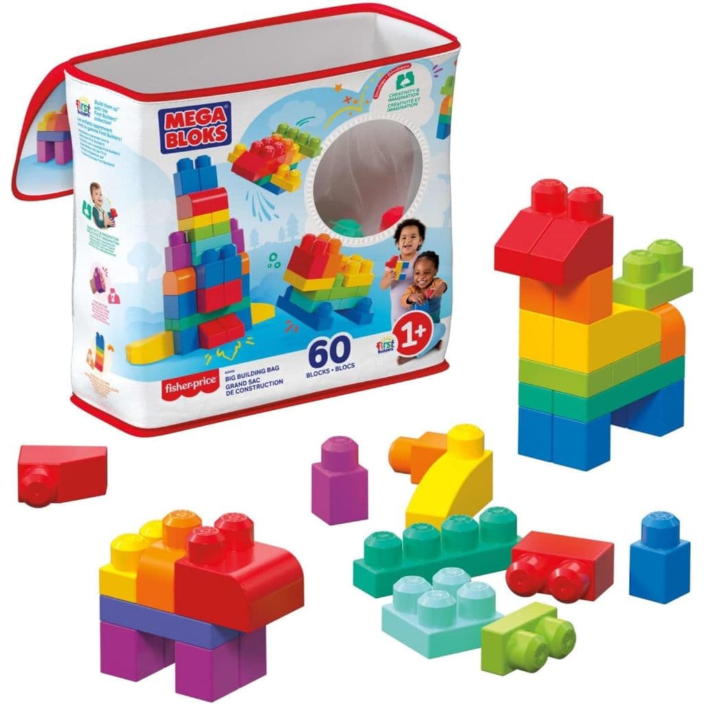 Mega Bloks First Builders - Sacola 60 Peças - Números Dch55