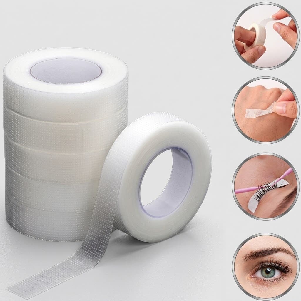 Kit 5/10/20 Fitas Transpore Extensão Cílios Alta Qualidade 10m Alongamento Extensão Hipoalergênica