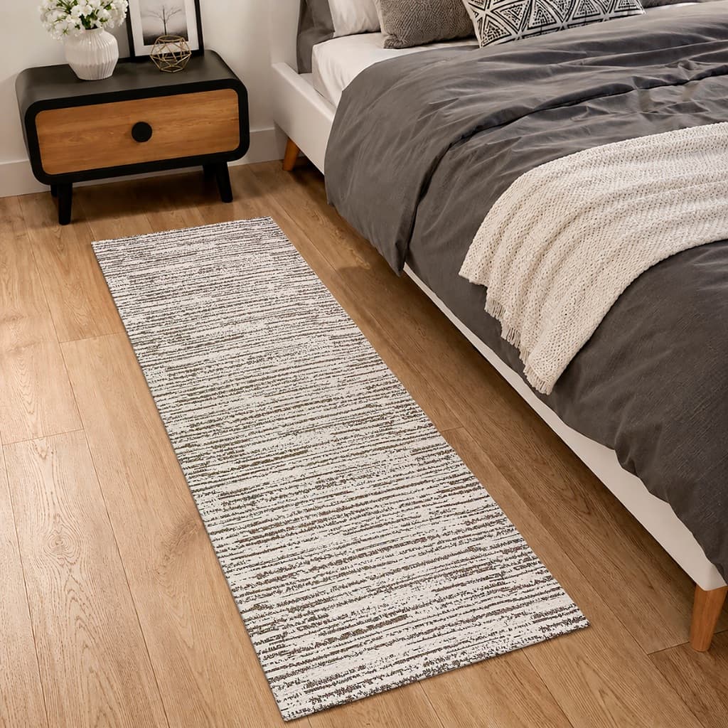 Tapete Passadeira Antiderrapante 1,30m x 45cm Lavável Decorativo Rústico Quarto Cozinha Corredor