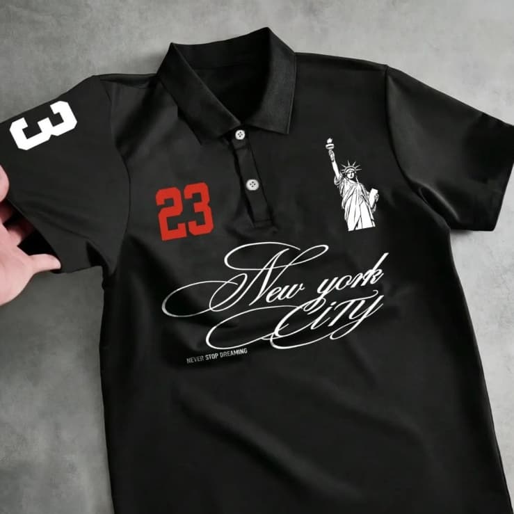 Camisa Polo Unissex New York em Piquet