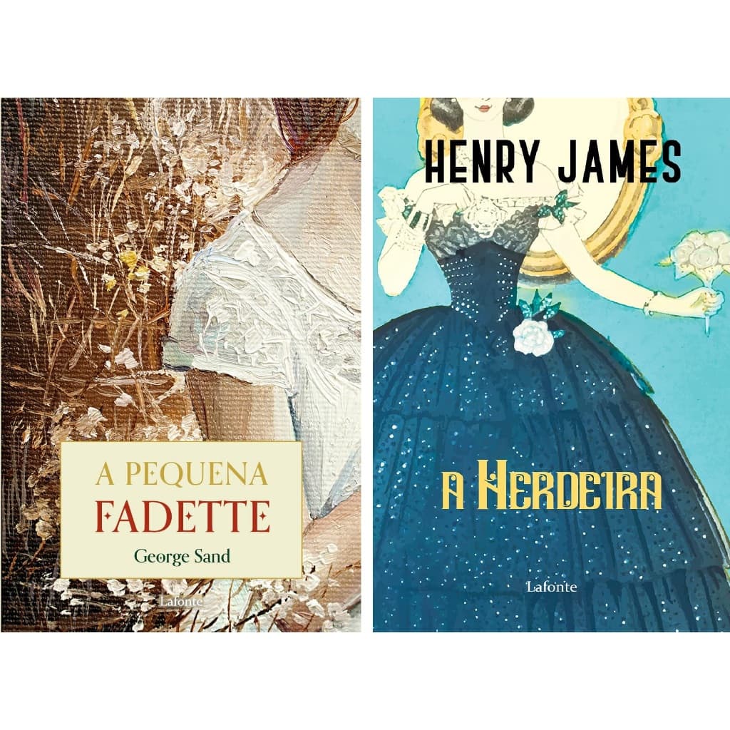 KIT Livros A Pequena Fadette (George Sand) + A Herdeira (Henry James) (NOVOS e LACRADOS)