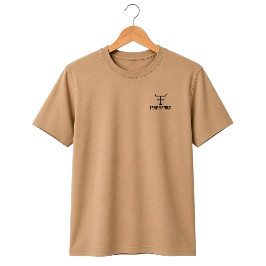 Camiseta Texas Farm Masculina Moda Country Malha Algodão