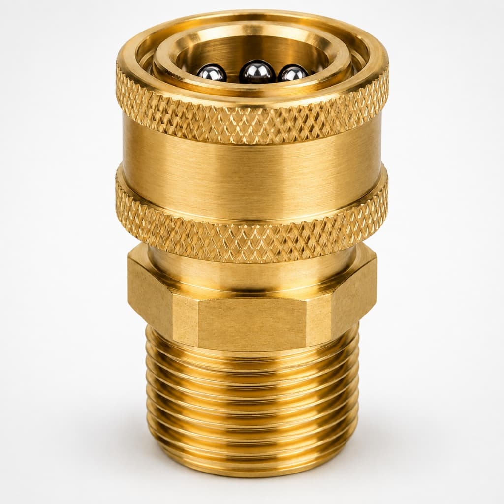 Adaptador Engate Rápido Conector 1/4 Fêmea X M22 14mm Macho