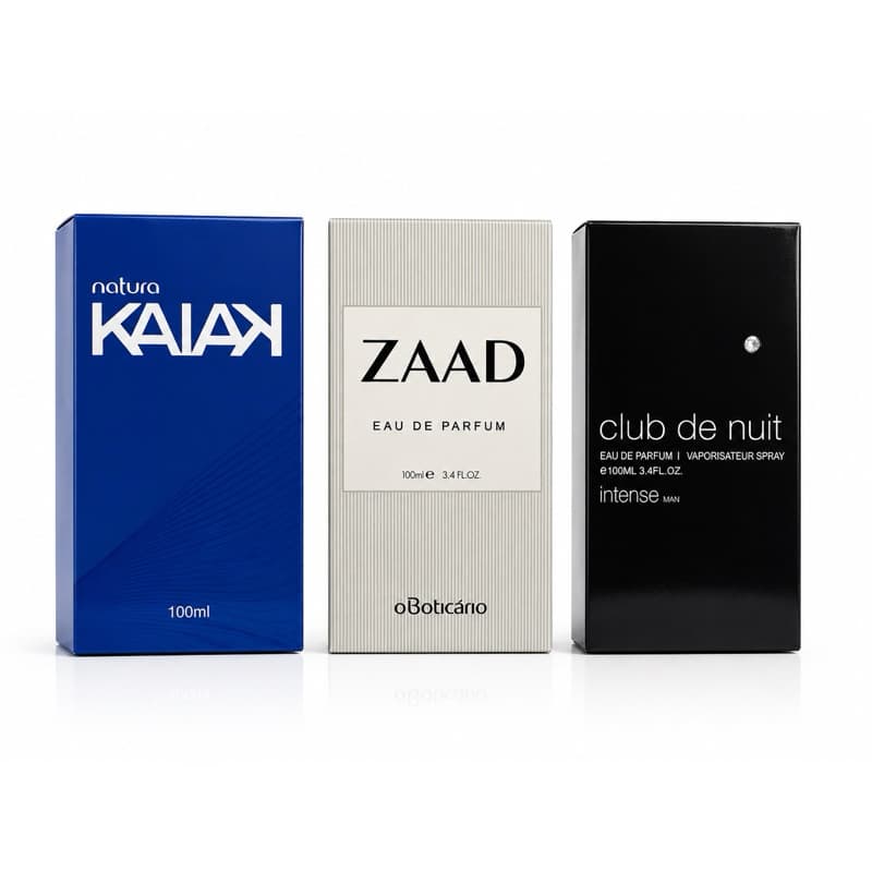 Kit 03 Perfumes Masculinos 100ml