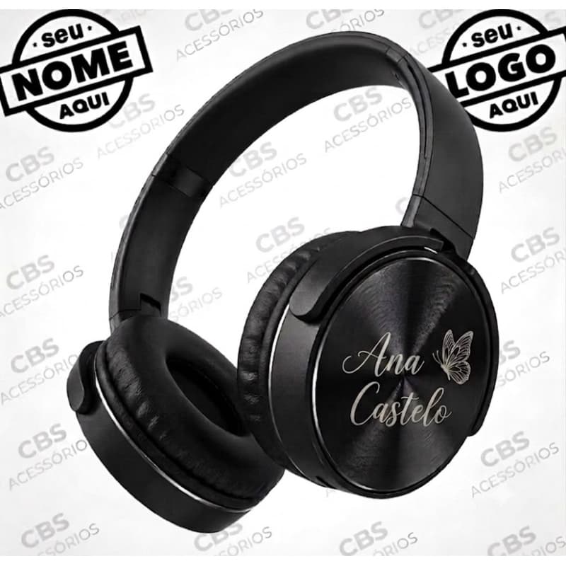 Fone De Ouvido headphone Bluetooth | JB950 + Personalização Laser